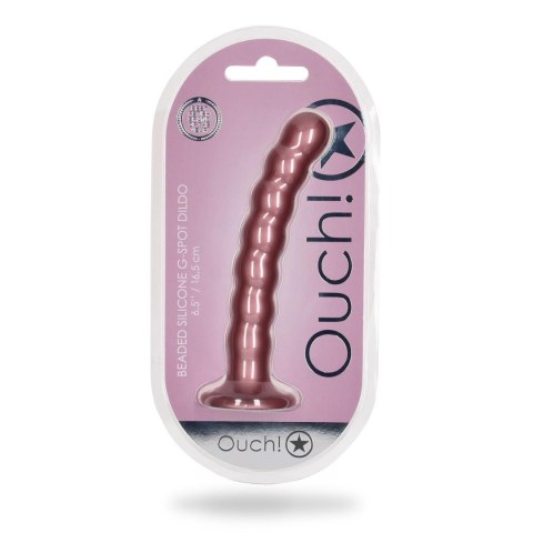 Beaded Silicone G-Spot Dildo - 6,5'' / 16,5 cm Beaded Silicone G-Spot Dildo - 6,5'' / 16,5 cm