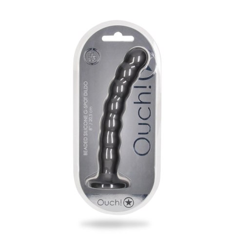 Beaded Silicone G-Spot Dildo - 8'' / 20,5 cm Beaded Silicone G-Spot Dildo - 8'' / 20,5 cm