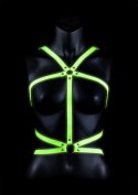 Body Harness - Glow in the Dark - Neon Green/Black - L/XL Body Harness - Glow in the Dark - Neon Green/Black - L/XL