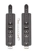 Bonded Leather Hand or Ankle Cuffs - With Adjustable Straps Bonded Leather Hand or Ankle Cuffs - With Adjustable Straps