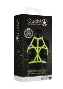 Bra Harness - Glow in the Dark - Neon Green/Black - L/XL Bra Harness - Glow in the Dark - Neon Green/Black - L/XL