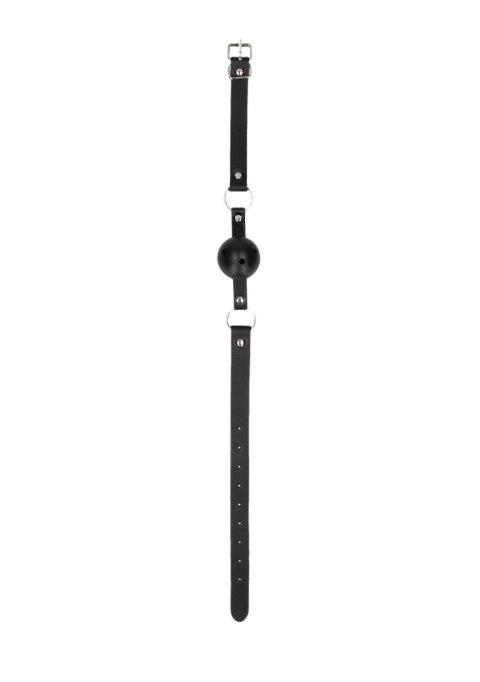 Breathable Ball Gag - With Bonded Leather Straps Breathable Ball Gag - With Bonded Leather Straps