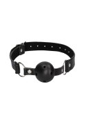 Breathable Ball Gag - With Bonded Leather Straps Breathable Ball Gag - With Bonded Leather Straps