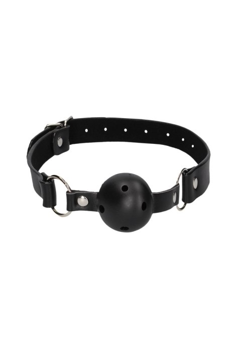 Breathable Ball Gag - With Bonded Leather Straps Breathable Ball Gag - With Bonded Leather Straps