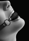 Breathable Ball Gag - With Bonded Leather Straps Breathable Ball Gag - With Bonded Leather Straps