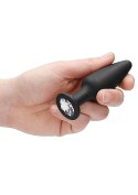Cone-Shaped Diamond Butt Plug - Black Cone-Shaped Diamond Butt Plug - Black