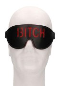 Ouch! Blindfold - BITCH - Black Ouch! Blindfold - BITCH - Black
