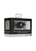 Regular Ribbed Diamond Heart Plug - Black Regular Ribbed Diamond Heart Plug - Black