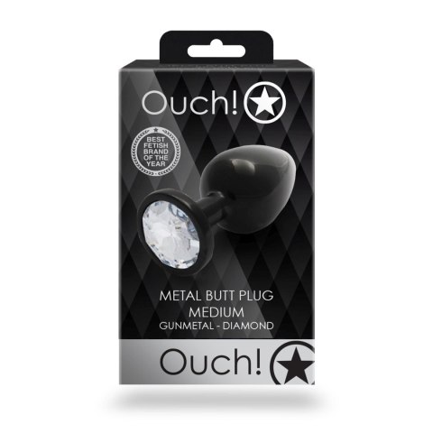 Round Gem Butt Plug - Medium Round Gem Butt Plug - Medium