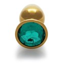 Round Gem Butt Plug - Small Round Gem Butt Plug - Small