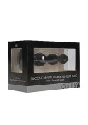Silicone Beaded Diamond Butt Plug - Black Silicone Beaded Diamond Butt Plug - Black