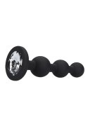 Silicone Beaded Diamond Butt Plug - Black Silicone Beaded Diamond Butt Plug - Black