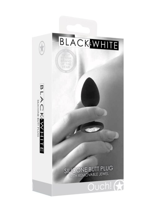 Silicone Butt Plug with Removable Jewel Silicone Butt Plug with Removable Jewel