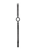 Silicone Ring Gag - With Adjustable Bonded Leather Straps Silicone Ring Gag - With Adjustable Bonded Leather Straps