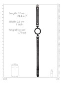 Silicone Ring Gag - With Adjustable Bonded Leather Straps Silicone Ring Gag - With Adjustable Bonded Leather Straps