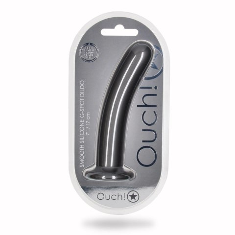 Smooth Silicone G-Spot Dildo - 7'' / 17 cm Smooth Silicone G-Spot Dildo - 7'' / 17 cm