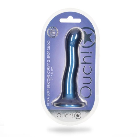 Ultra Soft Silicone Curvy G-Spot Dildo - 7'' / 17 cm Ultra Soft Silicone Curvy G-Spot Dildo - 7'' / 17 cm