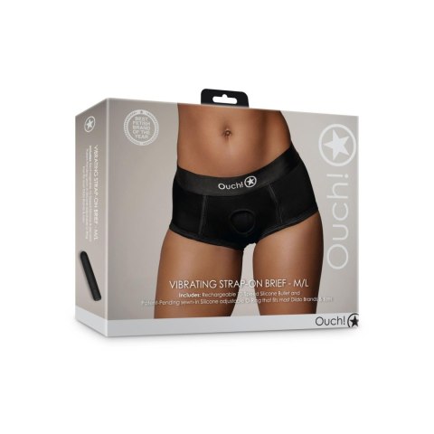 Vibrating Strap-on Brief - M/L Vibrating Strap-on Brief - M/L