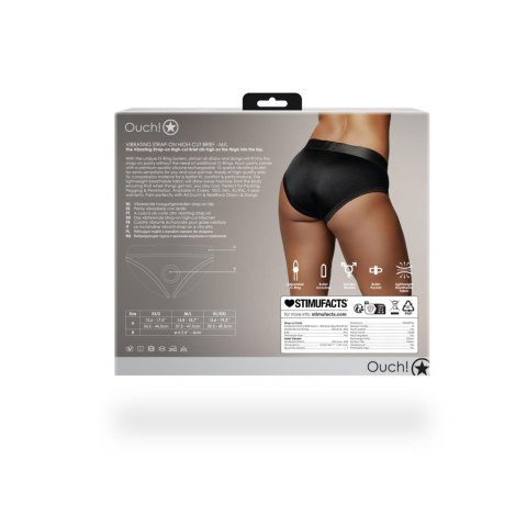 Vibrating Strap-on High-cut Brief - M/L Vibrating Strap-on High-cut Brief - M/L