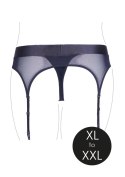 Vibrating Strap-on Thong with Adjustable Garters - XL/XXL Vibrating Strap-on Thong with Adjustable Garters - XL/XXL