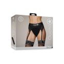 Vibrating Strap-on Thong with Adjustable Garters - XS/S Vibrating Strap-on Thong with Adjustable Garters - XS/S