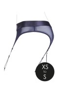 Vibrating Strap-on Thong with Adjustable Garters - XS/S Vibrating Strap-on Thong with Adjustable Garters - XS/S