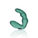 Bent Vibrating Prostate Massager with Remote Control - Metallic Green Bent Vibrating Prostate Massager with Remote Control - Metallic Green