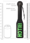 'Bitch'' Paddle - Glow in the Dark - Black/Neon Green 'Bitch'' Paddle - Glow in the Dark - Black/Neon Green
