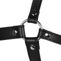 Blindfolded Head Harness with Solid Ball Gag - Black Blindfolded Head Harness with Solid Ball Gag - Black