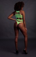 Body with Grecian Neckline - Neon Green - XS/XL Body with Grecian Neckline - Neon Green - XS/XL