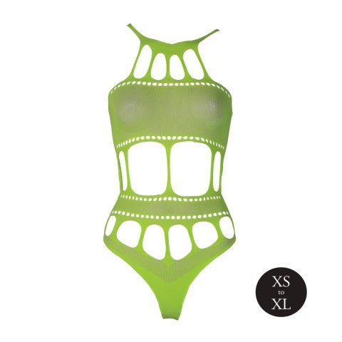 Body with Grecian Neckline - Neon Green - XS/XL Body with Grecian Neckline - Neon Green - XS/XL