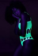 Body with Grecian Neckline - Neon Green - XS/XL Body with Grecian Neckline - Neon Green - XS/XL