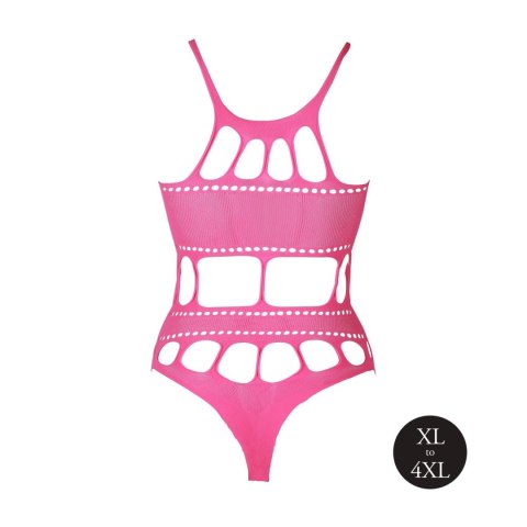 Body with Grecian Neckline - Neon Pink - XL/XXXXL Body with Grecian Neckline - Neon Pink - XL/XXXXL
