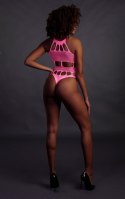 Body with Grecian Neckline - Neon Pink - XS/XL Body with Grecian Neckline - Neon Pink - XS/XL