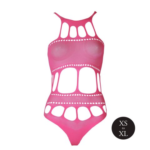 Body with Grecian Neckline - Neon Pink - XS/XL Body with Grecian Neckline - Neon Pink - XS/XL