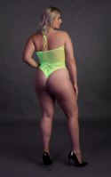Body with Halter Neck - Neon Green - XL/XXXXL Body with Halter Neck - Neon Green - XL/XXXXL