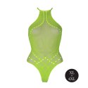Body with Halter Neck - Neon Green - XL/XXXXL Body with Halter Neck - Neon Green - XL/XXXXL