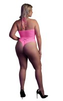 Body with Halter Neck - Neon Pink - XL/XXXXL Body with Halter Neck - Neon Pink - XL/XXXXL