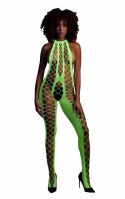 Bodystocking with Halterneck - Green - XS/XL Bodystocking with Halterneck - Green - XS/XL