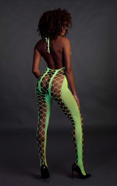 Bodystocking with Halterneck - Green - XS/XL Bodystocking with Halterneck - Green - XS/XL