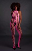 Bodystocking with Halterneck - Pink - XS/XL Bodystocking with Halterneck - Pink - XS/XL