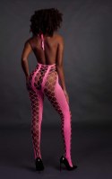 Bodystocking with Halterneck - Pink - XS/XL Bodystocking with Halterneck - Pink - XS/XL