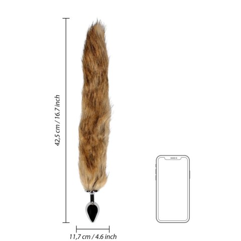 Fox Tail with Metal Butt Plug Fox Tail with Metal Butt Plug