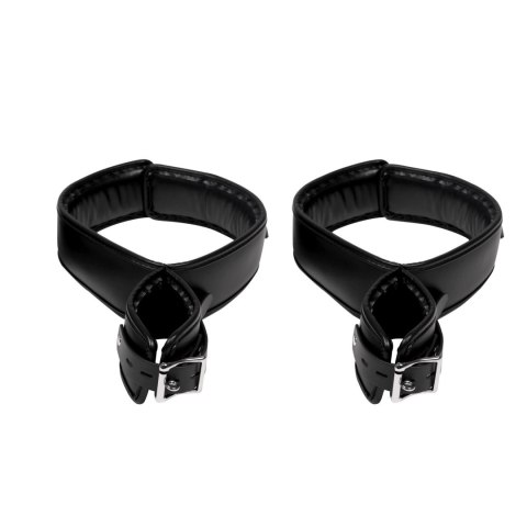 Hand and Thigh Cuffs Set - Black Hand and Thigh Cuffs Set - Black