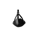 Head Harness with Mouth Cover and Breathable Ball Gag - Black Head Harness with Mouth Cover and Breathable Ball Gag - Black