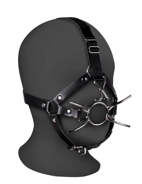 Head Harness with Spider Gag and Nose Hooks - Black Head Harness with Spider Gag and Nose Hooks - Black