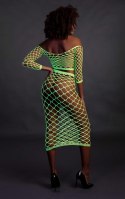 Long Sleeve Crop Top and Long Skirt - Green - XS/XL Long Sleeve Crop Top and Long Skirt - Green - XS/XL