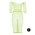 Long Sleeve Crop Top and Long Skirt - Green - XS/XL Long Sleeve Crop Top and Long Skirt - Green - XS/XL