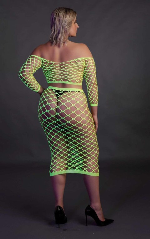 Long Sleeve Crop Top and Long Skirt XL/XXXXL Long Sleeve Crop Top and Long Skirt XL/XXXXL