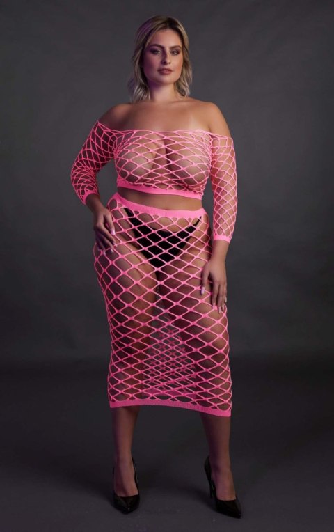 Long Sleeve Crop Top and Long Skirt XL/XXXXL Long Sleeve Crop Top and Long Skirt XL/XXXXL